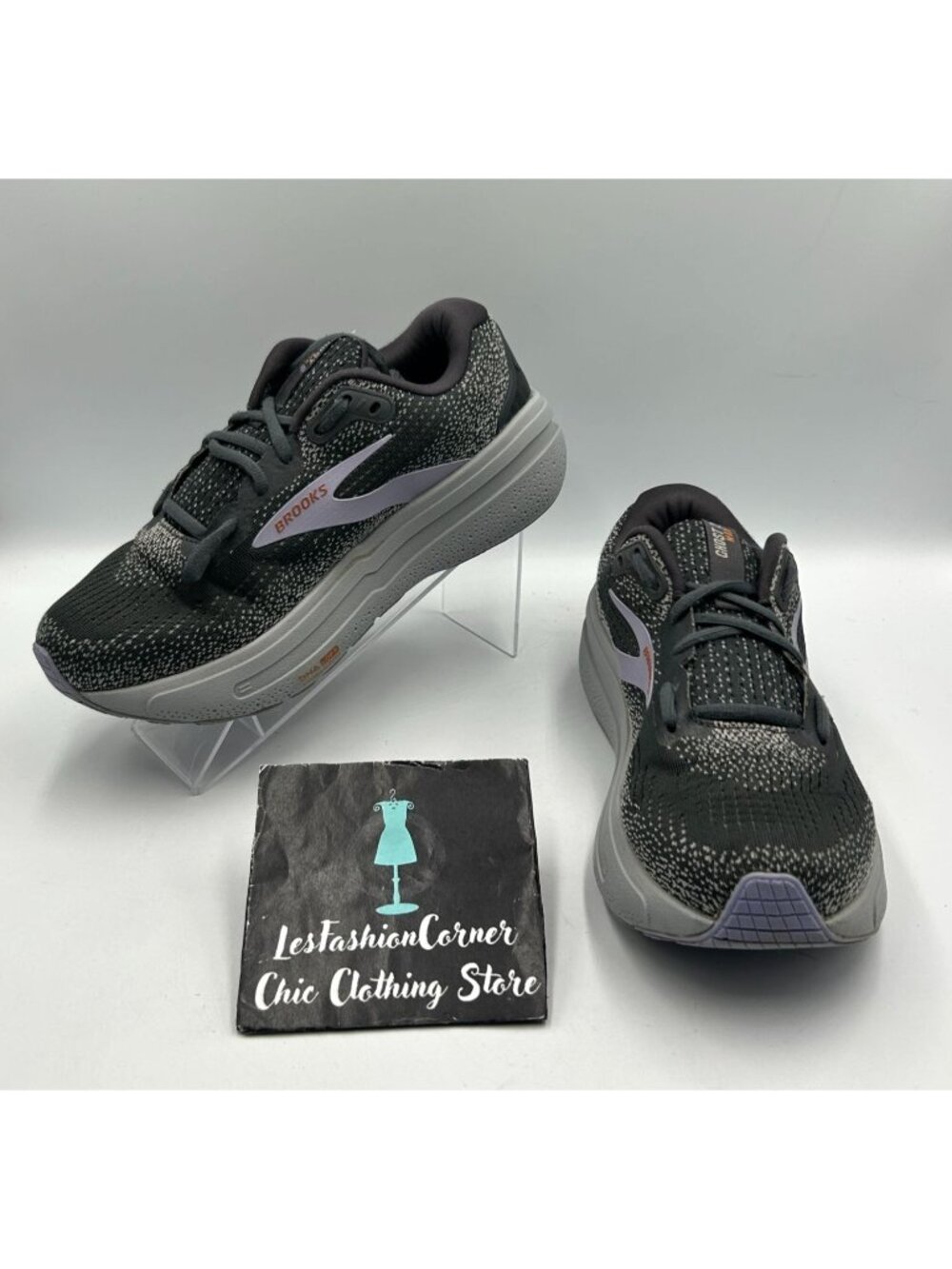 Brooks Women's Gray Ghost Max 2 Lightweight Cushioned Running Shoes Sz 7.5 3432